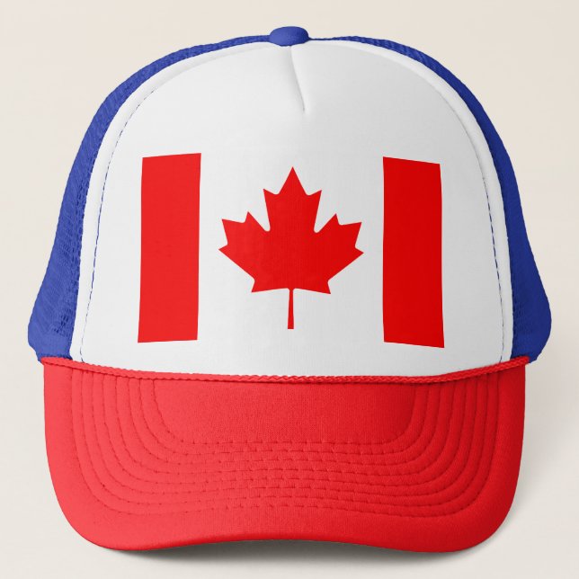 Canadian Flag Trucker Hat (Front)