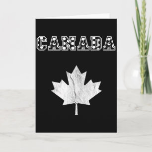 Canadian Flag Vintage Maple Leaf Canadian Soccer T Card