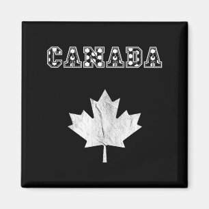 Canadian Flag Vintage Maple Leaf Canadian Soccer T Magnet