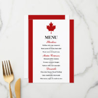 Canadian Flag Wedding