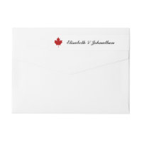 Canadian Flag Wedding