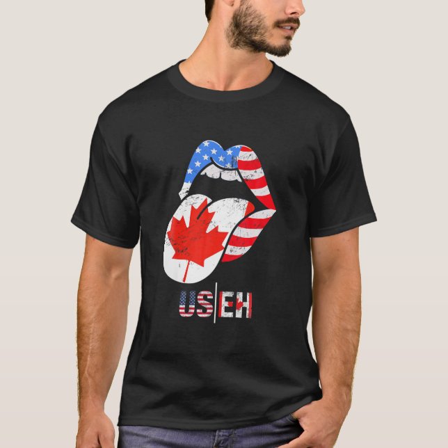 Canadian Flag Women Men Kids Maple Leaf Canada Day T-Shirt (Front)