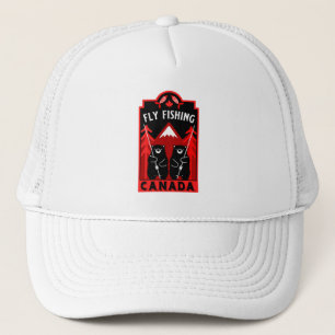 Canadian Fly Fishing Gifts Trucker Hat