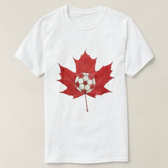 Canadian Football/Soccer Spirit T-Shirt (Design Front)