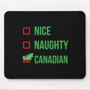 Canadian Funny Canada Pajama Christmas Gift Mouse Mat
