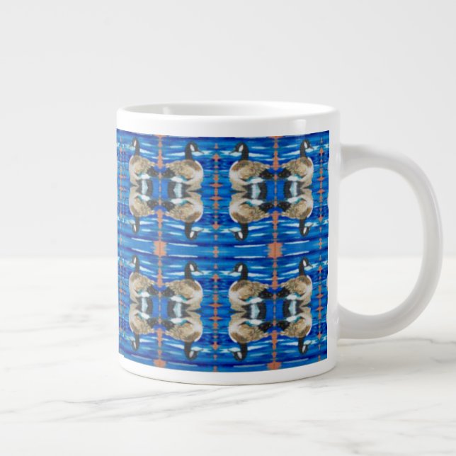 Canadian Geese All in A Row Cup (Right)