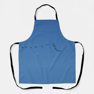 Canadian geese in flight apron