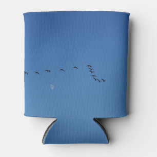 Canadian geese in flight can cooler