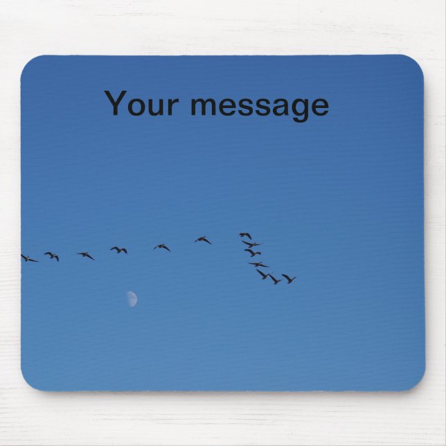 Canadian geese in flight mouse mat (Front)