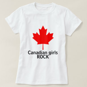 Canadian Girls Rock ladies shirt