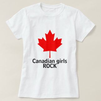 Canadian Girls Rock ladies shirt