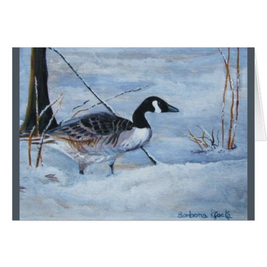 Canadian Goose Card
