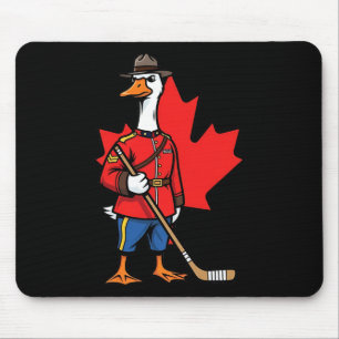 Canadian Goose Mountie Hockey Maple Leaf Canada Mouse Mat