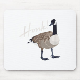 Canadian Goose Shirt Honk Funny Cute Bird Hunter G Mouse Mat