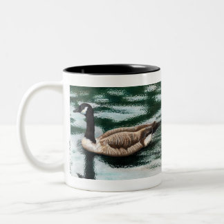 'Canadian Goose' Two-Tone Coffee Mug