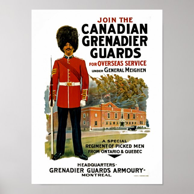 Canadian Grenadier Guards Poster (Front)