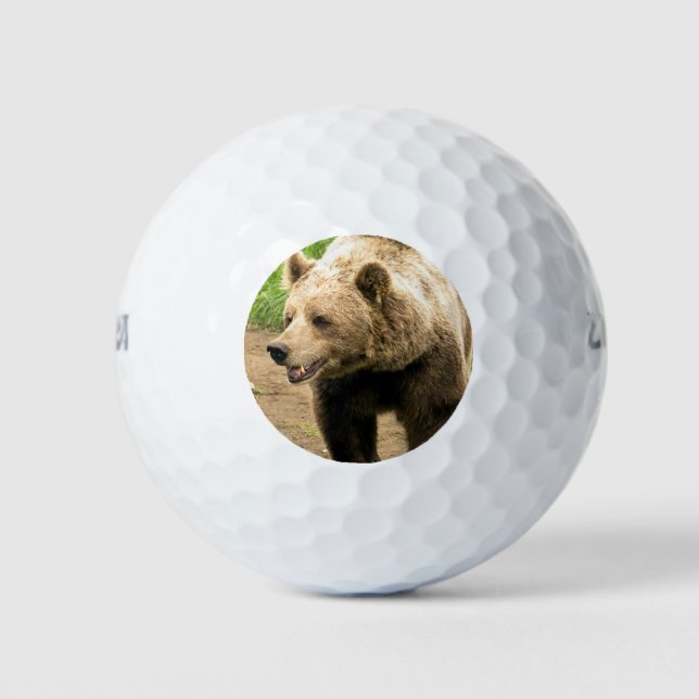 Canadian Grizzly Golf Balls (Front)