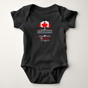 Canadian Grown with Costa Rican Roots Costa Baby Bodysuit