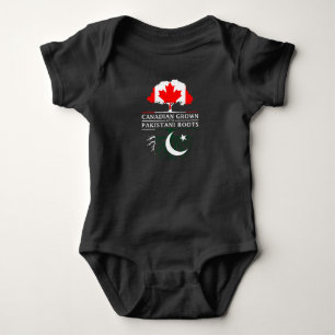 Canadian Grown with Pakistani Roots Pakistan Baby Bodysuit