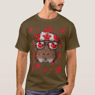 Canadian Guinea Pig Patriotic Canada Flag Maple Le T-Shirt