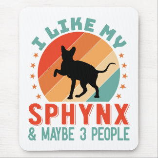 Canadian Hairless Sphynx Cat Owner Humour Mouse Mat
