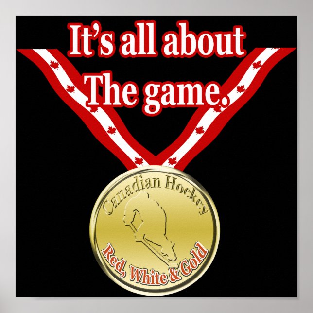 Canadian Hockey Poster (Front)