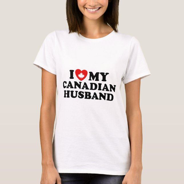 Canadian Husband T-Shirt (Front)