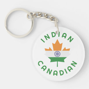Canadian Indian Roots Key Ring