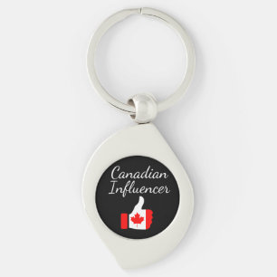 Canadian Influencer thumbs up Lighthouse route  Key Ring