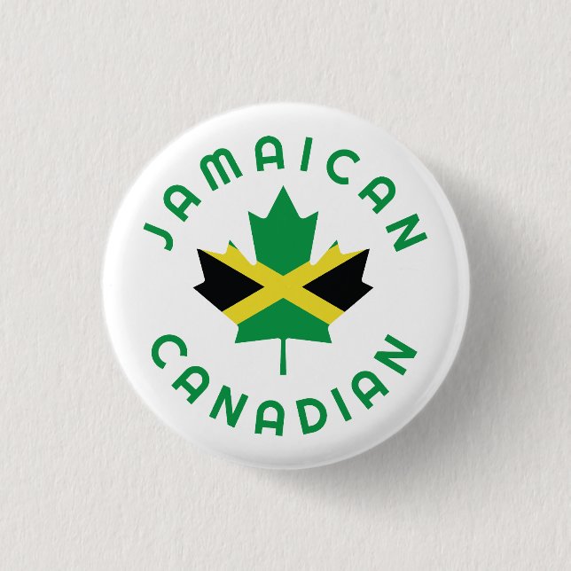 Canadian Jamaican  Roots  3 Cm Round Badge (Front)