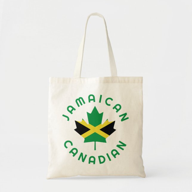 Canadian Jamaican  Roots  Tote Bag (Front)