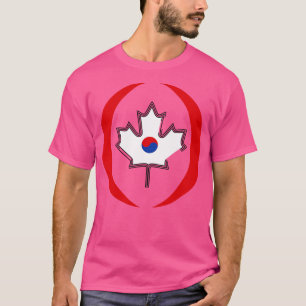 Canadian Korean Multinational Patriot Flag T-Shirt