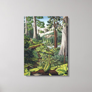 Canadian Landscape Painting Print Canvas