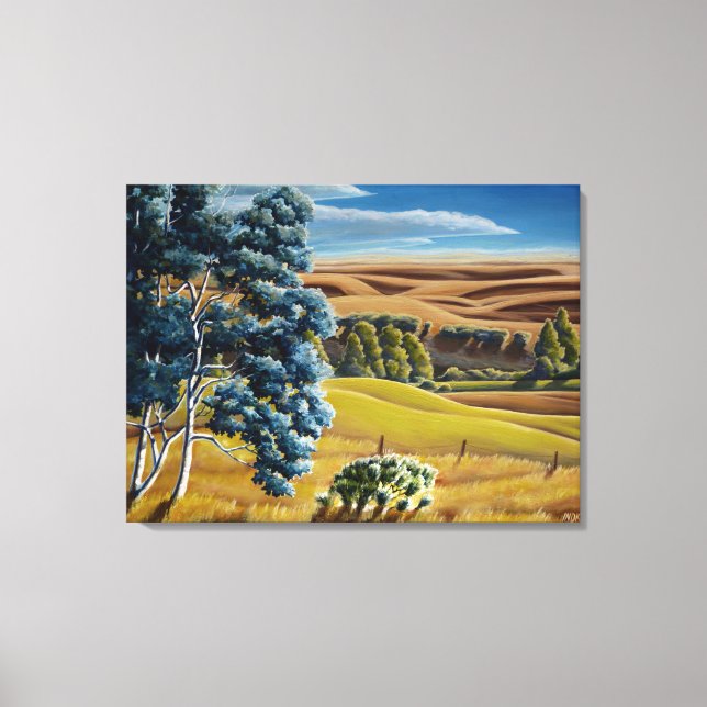 Canadian Landscape Painting Print Canvas Small (Front)