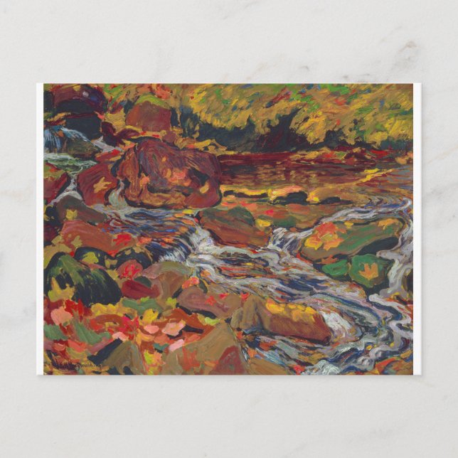 Canadian Landscape The Wild River by Jackson Postcard (Front)