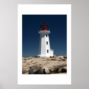 Canadian Light House Poster