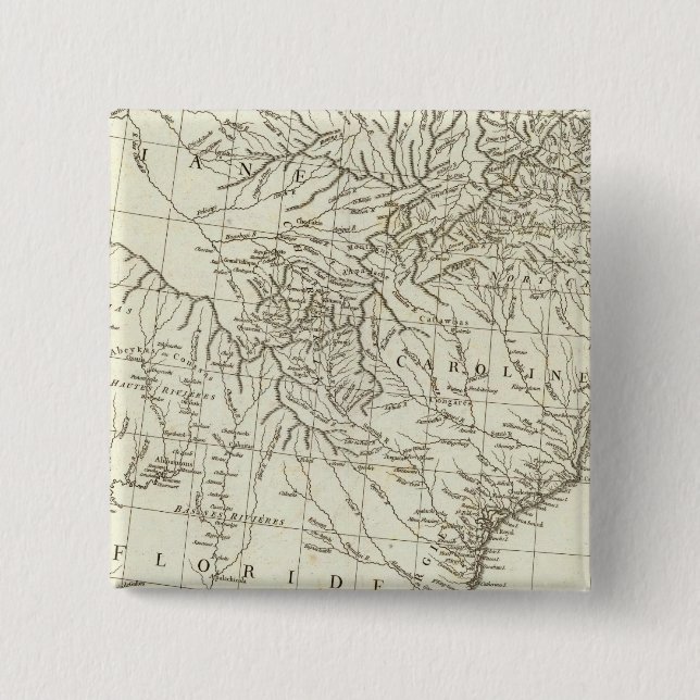 Canadian Map 15 Cm Square Badge (Front)