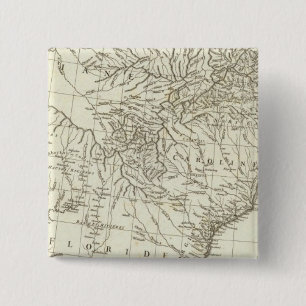 Canadian Map 15 Cm Square Badge