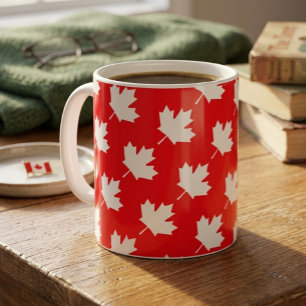 Canadian maple leaf. CANADA. Patriotic.   Coffee Mug