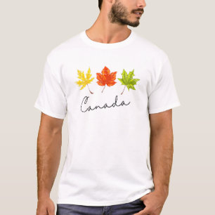 Canadian Maple Leaf Country Fall Maple Leaves Cana T-Shirt