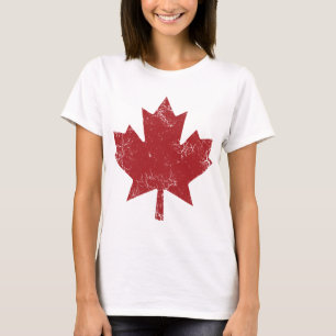 Canadian Maple Leaf (Distressed) T-Shirt