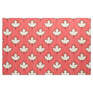 Canadian Maple Leaf Fabric