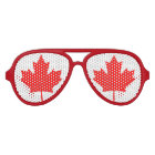 Canadian maple leaf flag party shades | Canada Day