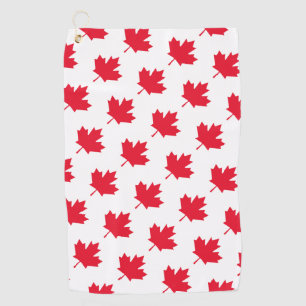 Canadian Maple Leaf Golf Towel