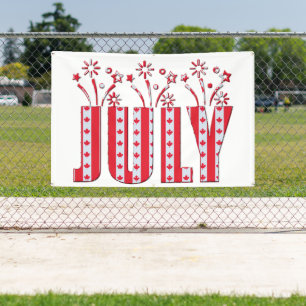 Canadian Maple Leaf July Happy Canada Day Banner