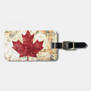 Canadian Maple Leaf Luggage Tag