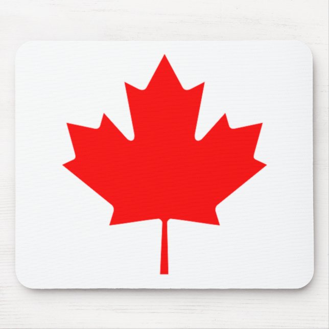 Canadian Maple Leaf Mouse Mat (Front)