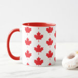 Canadian Maple Leaf Mug<br><div class="desc">Canada Flag Maple Leaf coffee mug, </div>