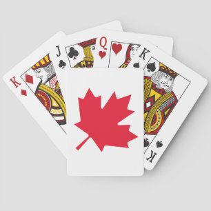 Canadian Maple Leaf Playing Cards