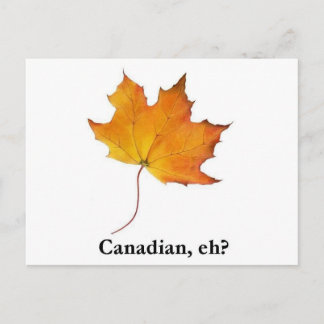 Canadian Maple Leaf Postcard